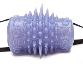 A purple Rubbies PEAK toy from Fantasticocks with spikes for external stimulation.